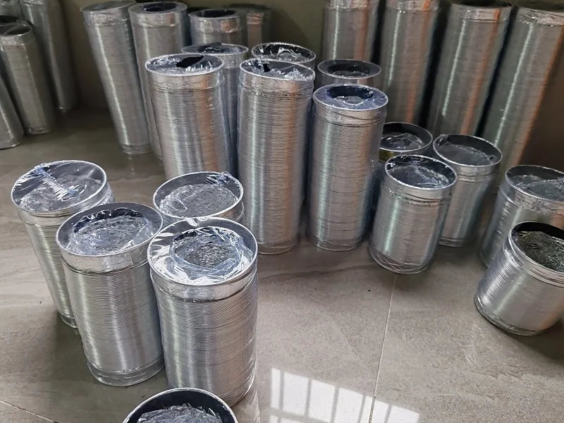 ∅150mm Double Layer Aluminum Foil Pipe Flexible Ventilation Duct for Kitchen Bathroom Extractor Dryer Fan Grow Tent 1.5m-6m
