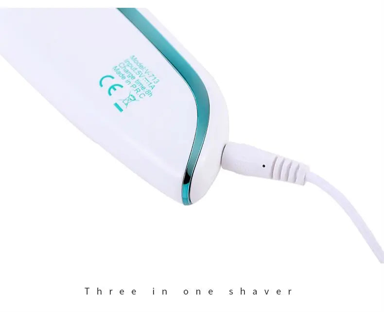 3 in 1 Rechargeable Epilator For Women Facial Hair Remover Female Epilator Face Depilation Leg Body Shaver Callus Remover