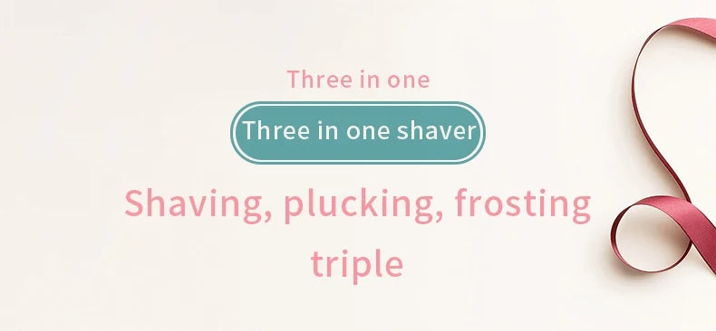 3 in 1 Rechargeable Epilator For Women Facial Hair Remover Female Epilator Face Depilation Leg Body Shaver Callus Remover
