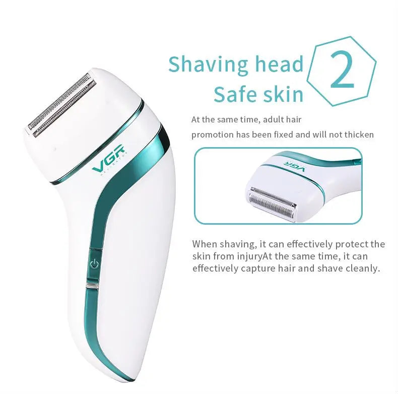 3 in 1 Rechargeable Epilator For Women Facial Hair Remover Female Epilator Face Depilation Leg Body Shaver Callus Remover