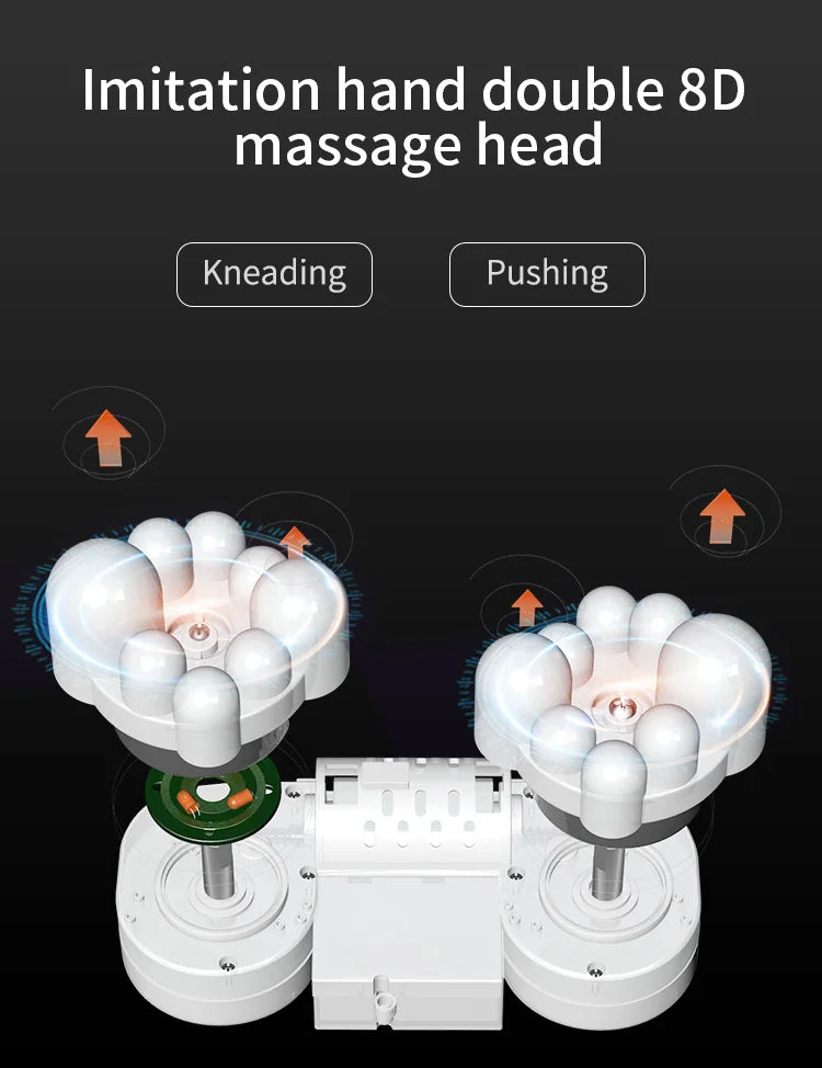 Jinkairui 2 in 1 Newest Upgrade Cervical Traction and Neck Massager Pillow Wormwood Relieve Pain Promote Sleep Solve Insomnia