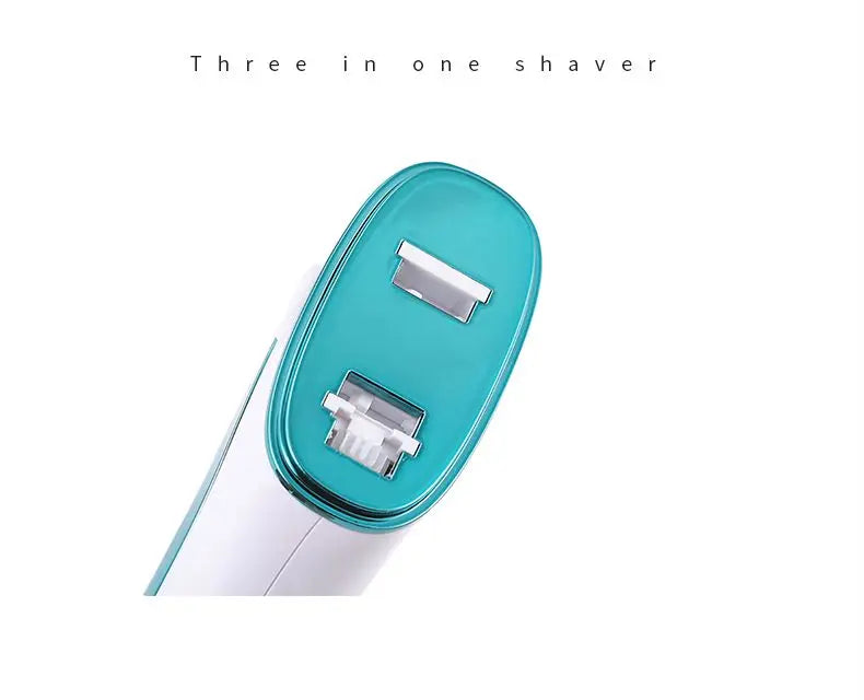 3 in 1 Rechargeable Epilator For Women Facial Hair Remover Female Epilator Face Depilation Leg Body Shaver Callus Remover