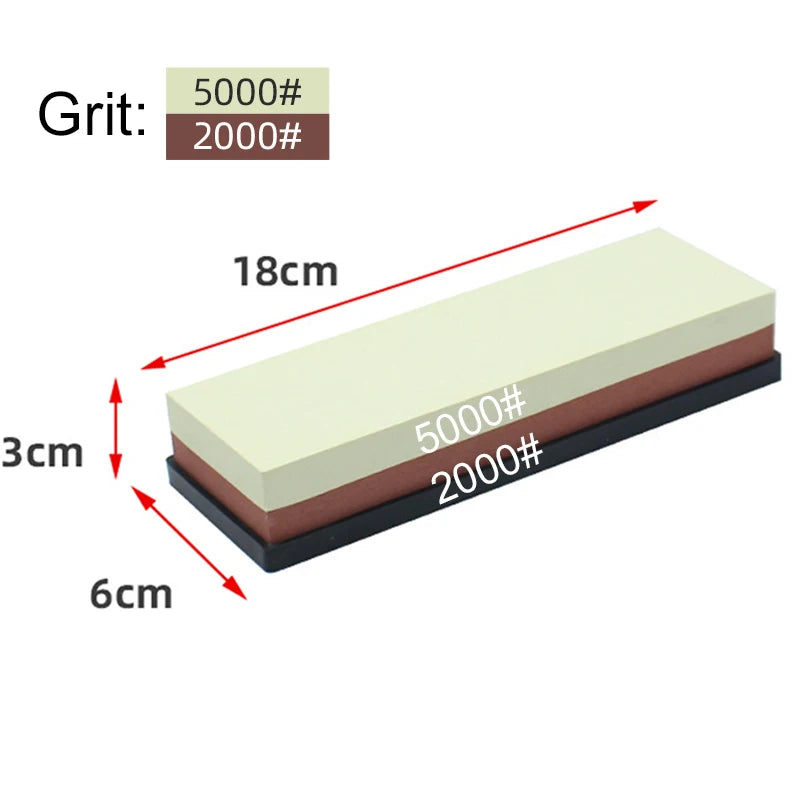 Sharpening Stone Knife Professional Sharpener Whetstone Dual Side Set Grinding Shapner Water Wetstone Kitchen Accessories Tool