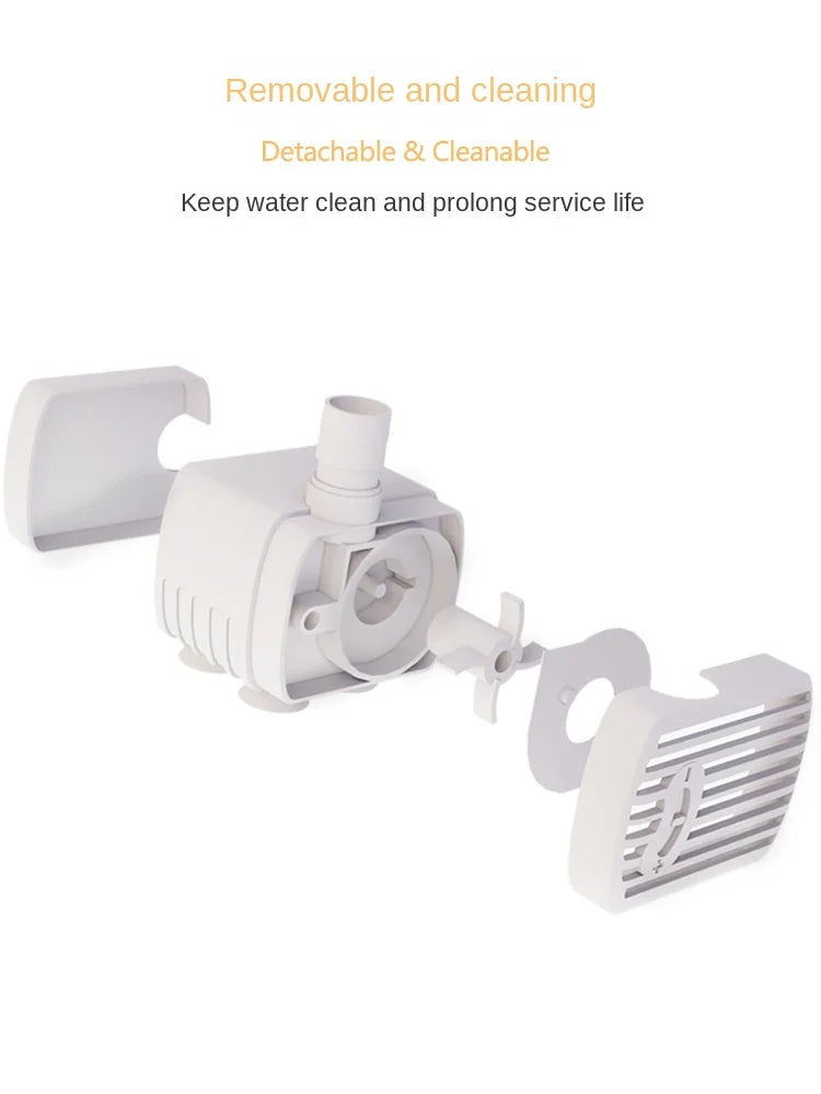 Water Pump Pet Cat Water Fountain Anti-dry Burning Motor Replacement for Cat Flowers Drinking Bowl Water Dispenser Pet Products