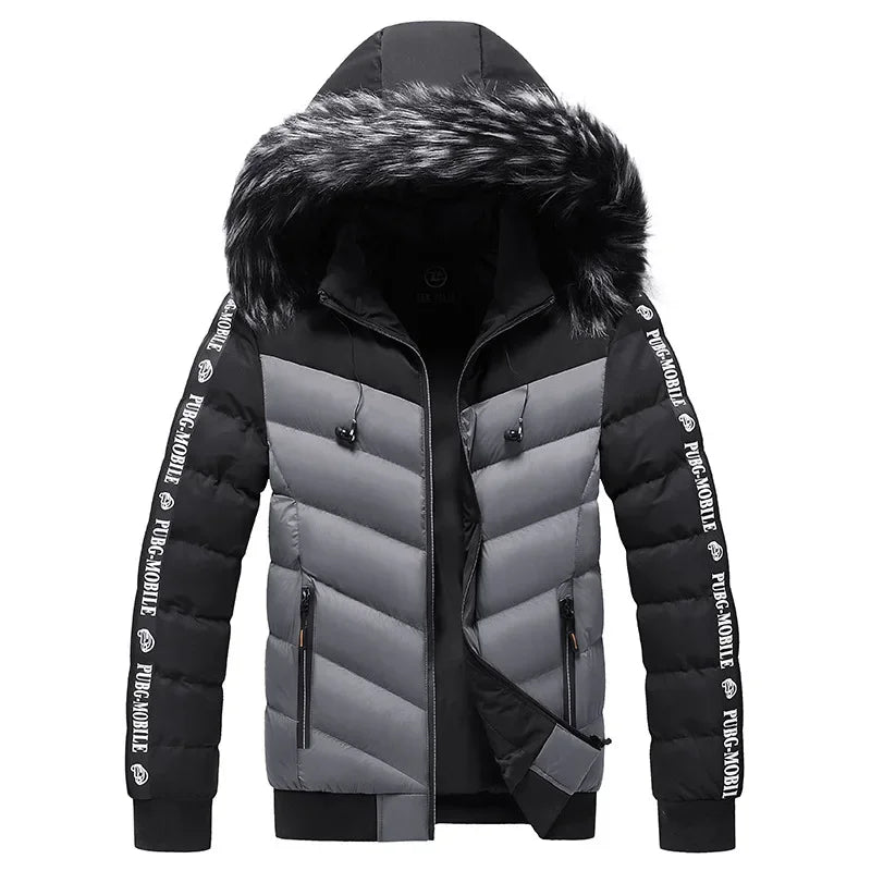 Fashion Men's Casual Windbreaker Hooded Jacket Man Soft Shell Winter Coat Clothing Warm Ultra Light Jackets