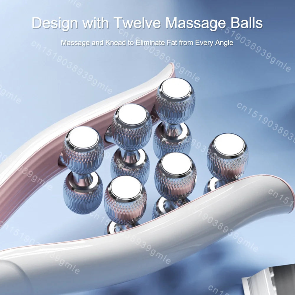 EMS Micro-Current Face Massage Roller Neck Face Lifting Firming Facial Lift Massager Anti Wrinkle Face Slimming Beauty Skin Care