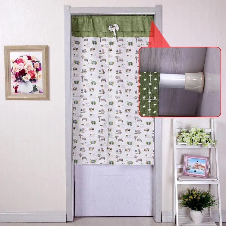 Spring Tension Curtain Rods Durable Adjustable Length Hanging Curtain Rods for Wardrobe Kitchen Cupboard
