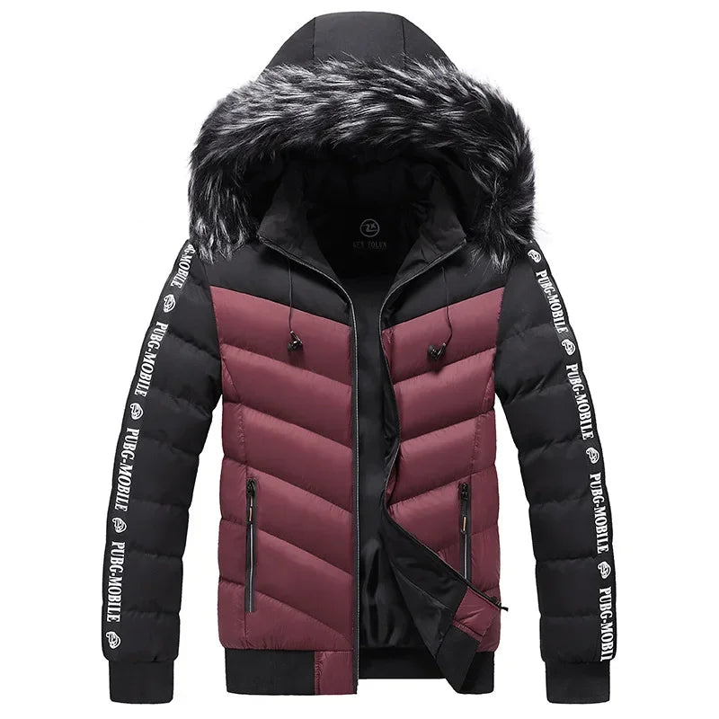 Fashion Men's Casual Windbreaker Hooded Jacket Man Soft Shell Winter Coat Clothing Warm Ultra Light Jackets